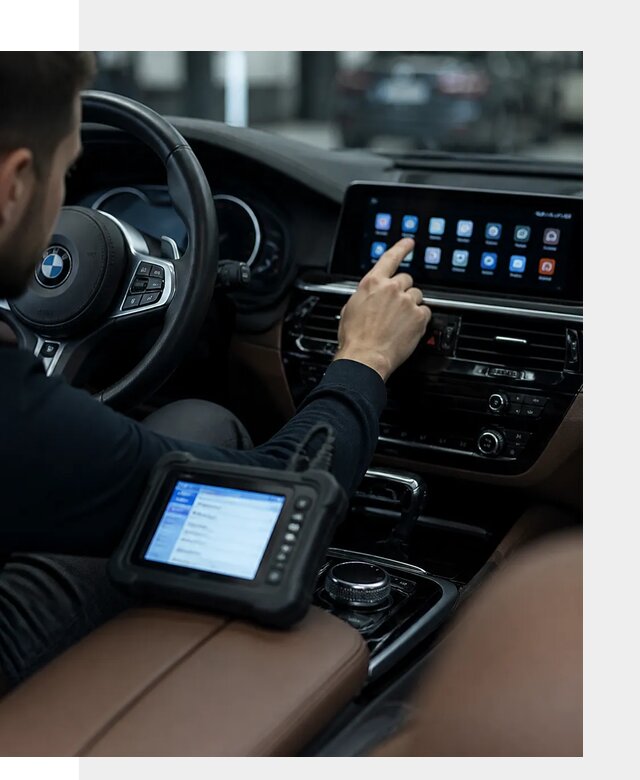 Установка приложений и мультимедиа сервисов BMW в Лобне