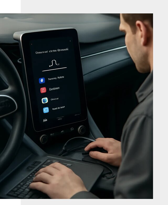 Установка приложений Lynk Co на автомобиль в Лобне